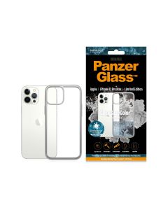 PanzerGlass ClearCase för Apple iPhone 12 Pro Max Satin Silver