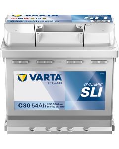 Varta C30 - 12V 54Ah (Bilbatteri)