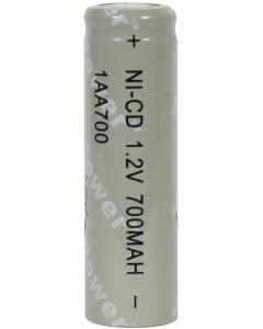 Yuasa AA batteri 1.2V 800 mAh Ni-Cd (1 st.)