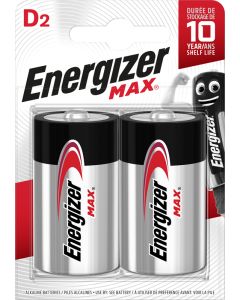 Energizer Max D / E95 Batterier (2 Stk. Blister)