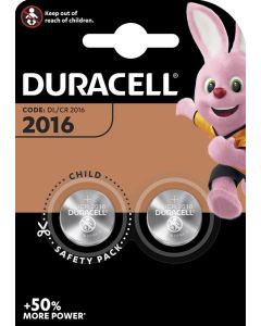 Duracell DL2016/CR2016 - Knappcellsbatterier (2 st.)