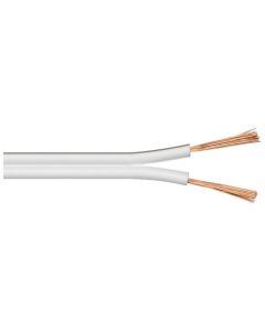 Högtalarkabel vit CU 50 m