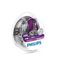PHILIPS Billampa H4 VISIONPlus (+60%) - 2-pack