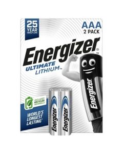 Energizer Ultimate Lithium AAA/E92/L92-Batterier (2 st.)