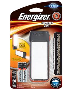 Energizer LED Compact Fusion, 2in1 Lykta och Ficklampa, inkl. 2 X AAA Alkaliska Batterier