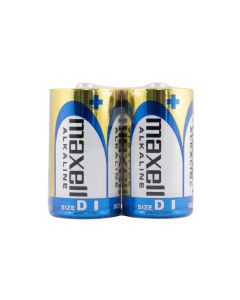 Maxell Long life Alkaline D/LR20 Shrink-batterier - 2 st.
