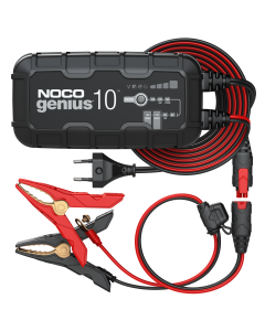 Noco Genius 10 Batteriladdare för 6 V och 12 V, 10000 mA (Wet, Gel, MF, CA, EFB, AGM, & Litium-jon)