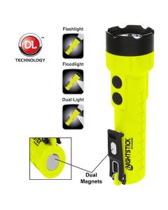 Nightstick  XPR-5522GMX ATEX genopladelig LED håndlygte med magnet (240 Lumen)