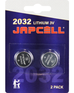 Japcell Litium CR2032-Batterier- 2 st.