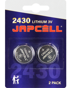 Japcell Litium CR2430-Batterier - 2 st.
