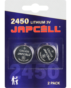 Japcell Litium CR2450-Batterier - 2 st.