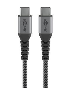 Goobay Anslutningskabel USB-C - Svart-Grå - 0,5m
