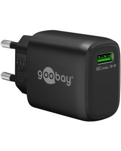 Goobay USB snabbladdare QC3.0 (3A) svart