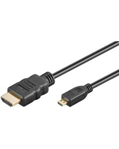 Goobay HDMI High Speed ​​Cable Micro - 4K @ 60 Hz - 0,5 m