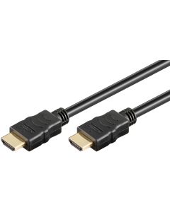 Goobay High Speed ​​HDMI -kabel - 0,5 m - svart