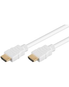 Goobay High Speed ​​HDMI 2.0 -kabel - 1 m - vit