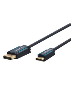 ClickTronic USB -C ™ till DisplayPort Adapter Cable - 4K @ 60 Hz - 1M