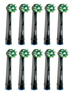 Oral-B CrossAction Tandborsthuvuden 10 st. - Svart