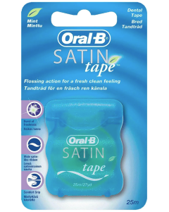 Oral-B Satin Tape Mint Tandtråd, 25 m