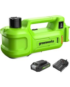 Greenworks G24JACKK2 Domkraft 24 V - Inkl. 2A batteri och laddare
