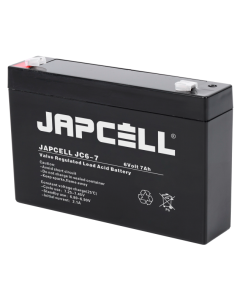 Japcell JC6-7 6V 7Ah AGM blybatteri