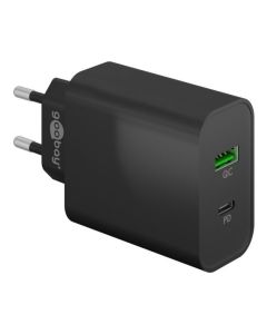 Goobay USB-A/USB-C GaN Power 45W - Svart