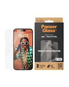 PanzerGlass™ Skärmskydd iPhone 15 Pro Max | Classic Fit