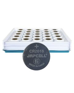 Japcell CR2016 knapcelle lithium batterier – 200 st.