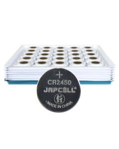 Japcell CR2450 knapcelle litium batterier - 100 st.