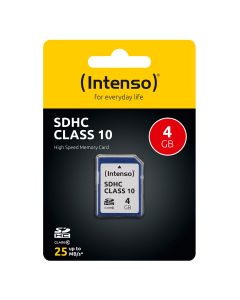 Intenso® 4 GB SD-minneskort Class 10