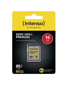 Intenso® 16 GB SDHC-minneskort Class 10, UHS-I