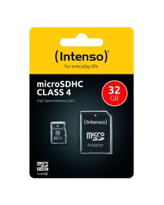 Intenso® 32 GB Micro SD-minneskort Inkl. adapter