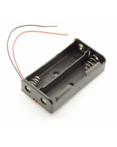 2x 18650 batterihållare med kabel - serieanslutning (7,2V)