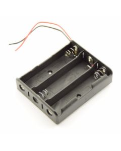 3x 18650 batterihållare med kabel - serieanslutning (10,8V)