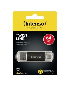 Intenso® 64GB Combi USB Stick (USB-A/C)