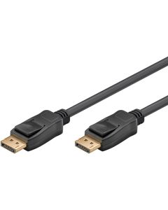 Goobay DisplayPort-kontakt kabel 1.4 8k @ 60Hz - 1 meter
