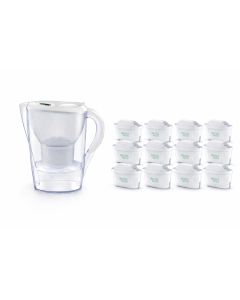 Brita Marella filterkanna 2,4L + 12x Maxtra Pro filter