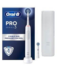 Oral-B Pro 3 3500 med reseetui - vit