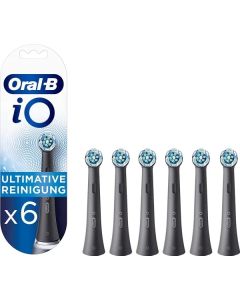 Oral-B IO Ultimate Clean Tandborsthuvuden 6 st (svart)