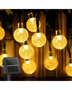 Ljusslinga med solcell 10m - 50 lampor