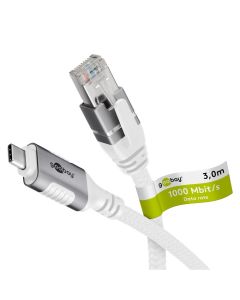 Goobay USB-C™ 3.1 till RJ45 Ethernet Kabel - 3m