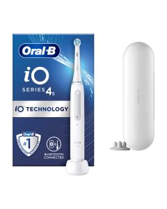 Oral-b iO Series 4 Eltandborste med reseetui - Vit