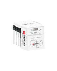 Skross MUV reseadapter Hela Världen + USB PD 65W - inkl. USB-C kabel