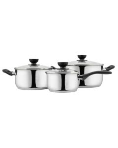 Grytset 6 delar m/lock