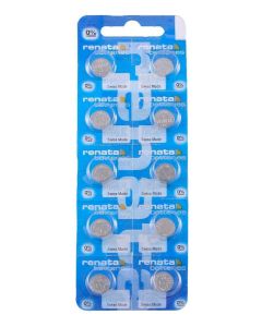 10 st. Renata 377 klockbatteri (low drain)