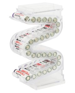 Batterihållare för 20 st. AAA-batterier