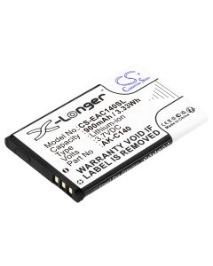 Batteri till bl.a. Bea-fon/ Brondi mobiltelefon C140, Amico Flip +