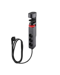 Grenuttag - 3 uttag & schuko + 1xUSB & 1xUSB-C