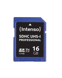 Intenso® 16GB SDHC Minneskort Class 10, UHS-I Professional