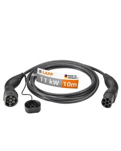 Lapp Typ 2 laddkabel till elbil, 11 kW - 10 m